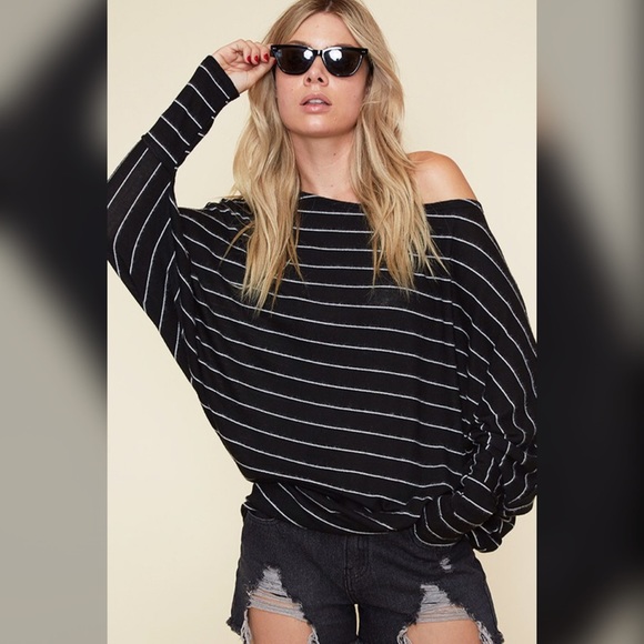 ❤️ LAST 1! SALE! Brushed Loose Fit Striped Tunic! - Picture 4 of 7